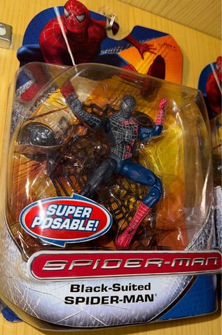 SpiderMan Black Suited Action Figure Takeover