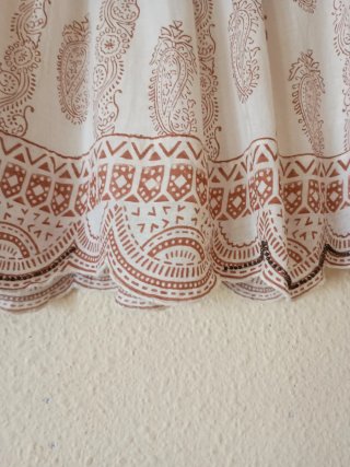 Falda corta estampada