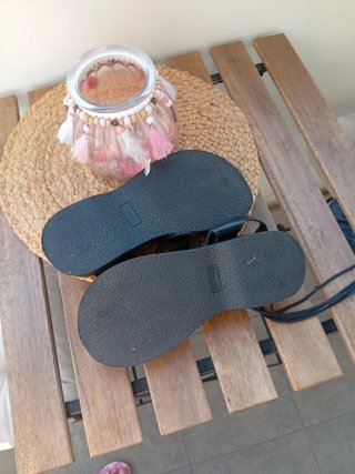 Sandalias negras plataforma