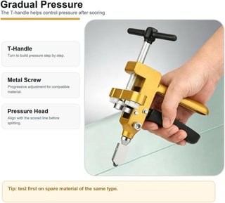 NUEVO! Cortador Azulejo Cristal Manual 2 en 1