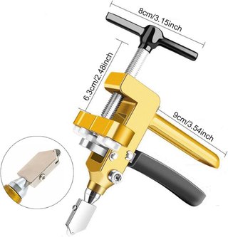 NUEVO! Cortador Azulejo Cristal Manual 2 en 1
