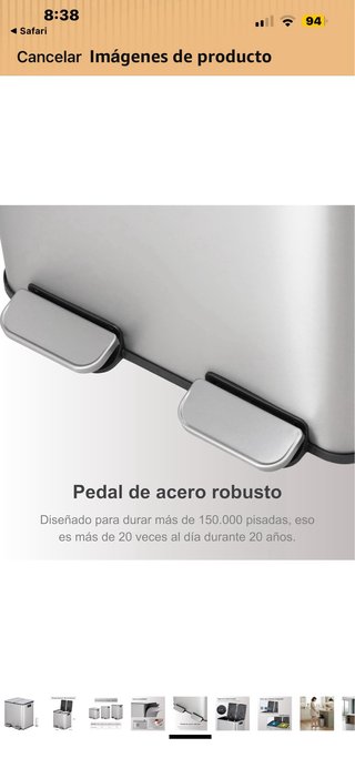 Cubo de basura doble Vidacharmy