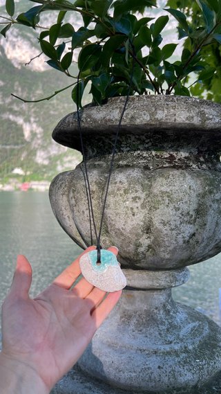 Collana Ciondolo Ceramica Fatto a Mano