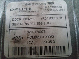 CENTRALITA MOTOR UCE RENAULT CLIO II FASE II (B/CB0) Authentique
