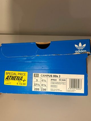 Adidas Campus 00s J - Bianco/Nero