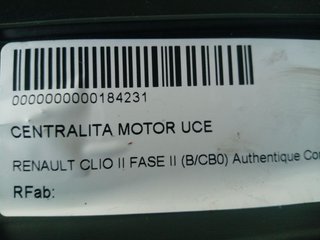 CENTRALITA MOTOR UCE RENAULT CLIO II FASE II (B/CB0) Authentique Confort