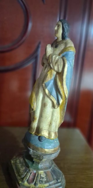 Virgen Inmaculada Madera Antigua