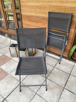 4 Sillas Terraza Plegables