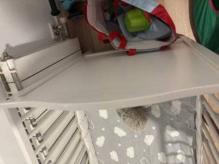 Cuna IKEA smagora con colchón y protector