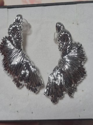 Pendientes Zara Acero Plateado