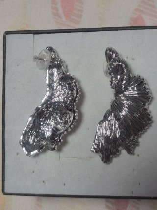 Pendientes Zara Acero Plateado