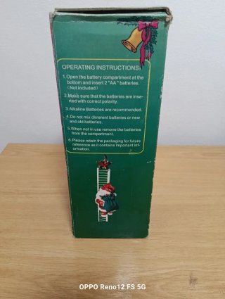 Papa Noel escalador con saco