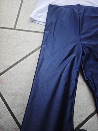 Completo bianco e blu