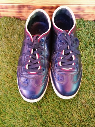 Sneakers Gucci Blu Multicolore made in Italy