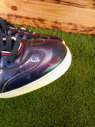 Sneakers Gucci Blu Multicolore made in Italy