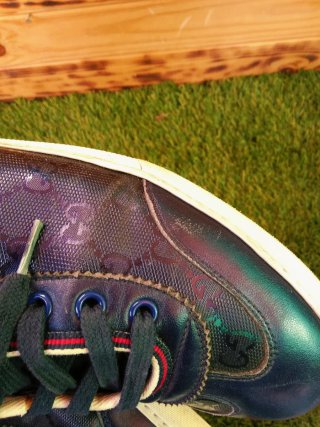Sneakers Gucci Blu Multicolore made in Italy