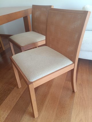 Mesa comedor extensible + 4 sillas
