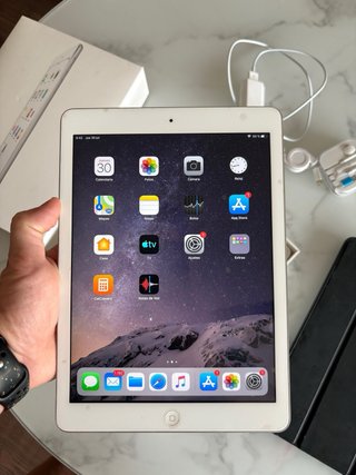 Apple iPad Air Plata/Blanco