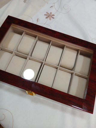 Caja para relojes de madera