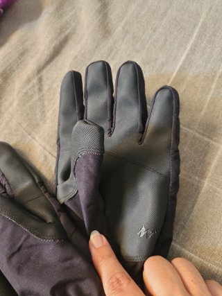 Guantes de Nieve Quechua Negros