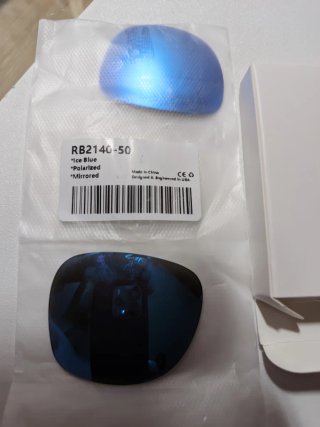 Cristales Ray-Ban RB2140-50 Ice Blue Polarizados