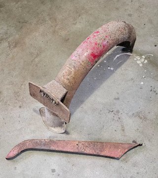 Guardabarros y cubrecadena Derbi 125
