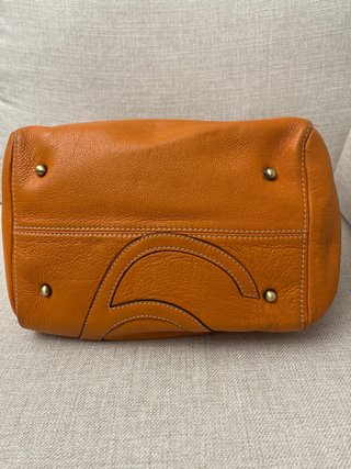 Bolso Piel Naranja Purificación García
