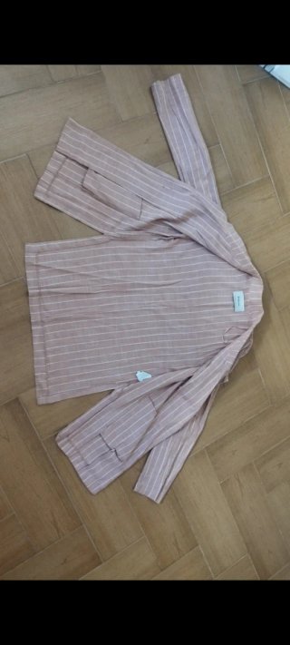 Blazer Rayas blancas Abierto Talla XS