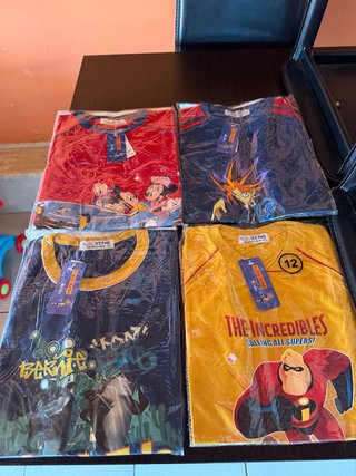 Canotte bambini 4 pezzi
