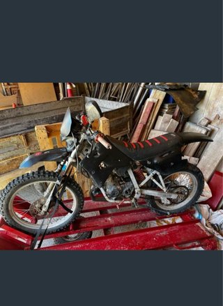 Motor Hispania 49cc Enduro/Motocross Negra