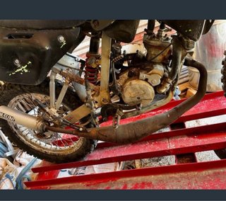 Motor Hispania 49cc Enduro/Motocross Negra
