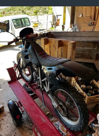 Motor Hispania 49cc Enduro/Motocross Negra