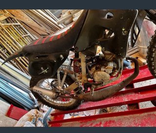 Motor Hispania 49cc Enduro/Motocross Negra