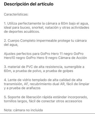 GoPro Hero 9-12 Caja Acuática