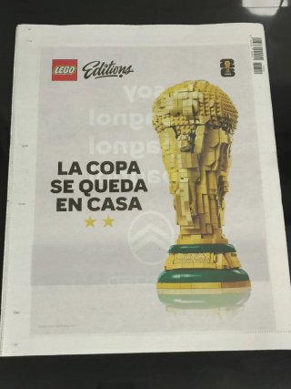 Periódico histórico AS España campeona del mundo