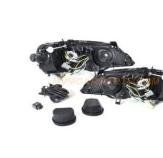 Faros delanteros Angel Eyes para Opel Astra G Blac