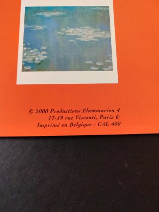 Claude Monet  calendario 2001 Flammarion