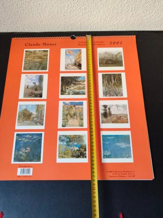 Claude Monet  calendario 2001 Flammarion