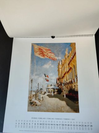 Claude Monet  calendario 2001 Flammarion