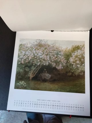 Claude Monet  calendario 2001 Flammarion
