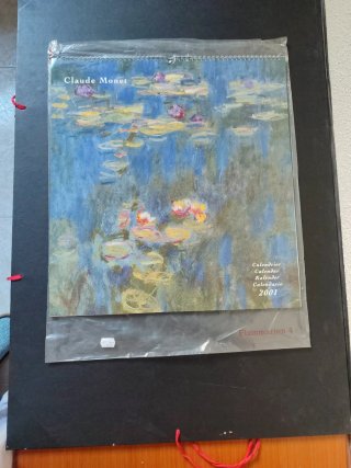 Claude Monet  calendario 2001 Flammarion