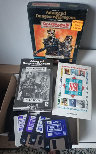 Eye of the Beholder III PC 3.5 Big Box ITA