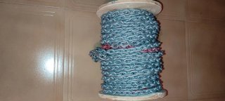 Cadena fondeo galvanizada 45m (diámetro 6mm)