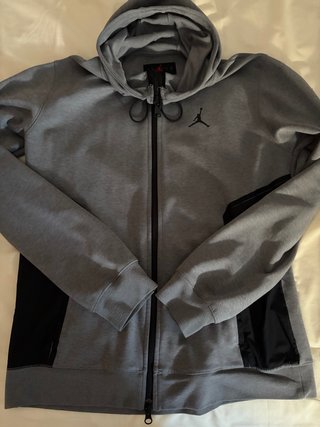 Sudadera Jordan Talla M Gris y Negra