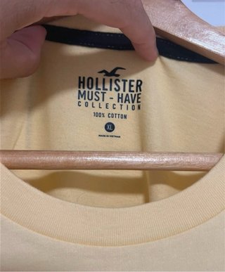 Camiseta Hollister Amarilla
