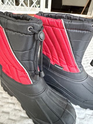 Botas de Nieve Tijuana Rojas y Negras Talla 39