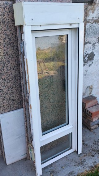 Ventana aluminio fija apertura lateral