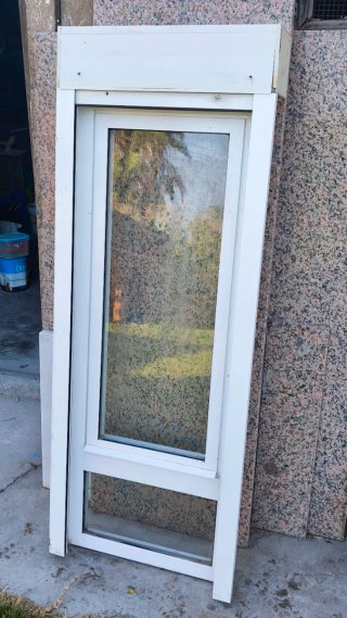 Ventana aluminio fija apertura lateral