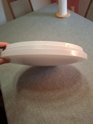 Lámpara LED redonda blanca