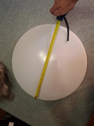 Lámpara LED redonda blanca